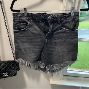NWOT free people denim gray skirt
